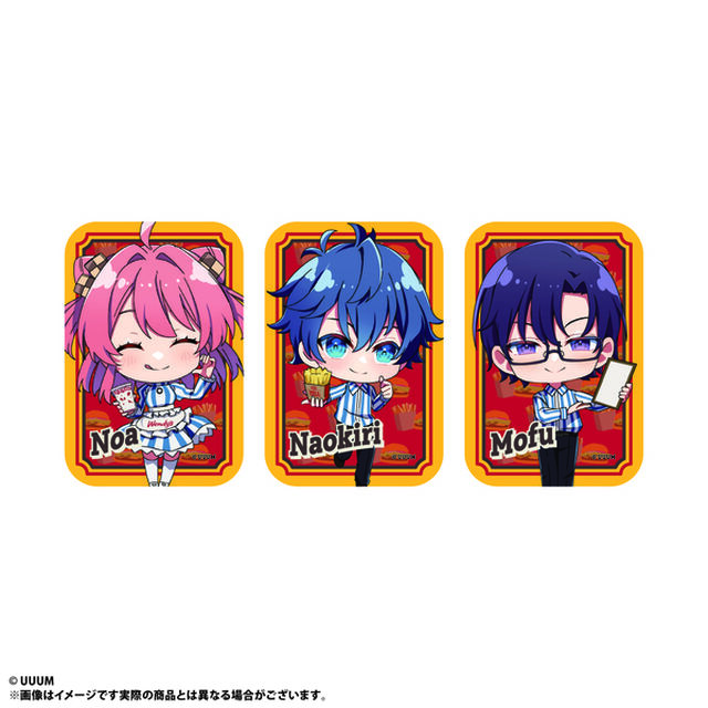 カラフルピーチ　ステッカーセットB　【ウェンディーズ】（のあ・なおきり・もふ）（2025年2月以降発売予定）