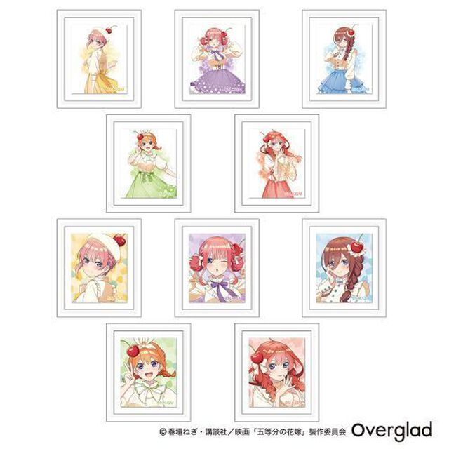 トレーディングフレームマグネット　クリームソーダver.　五等分の花嫁　BOX（2023年9月上旬以降発売予定）