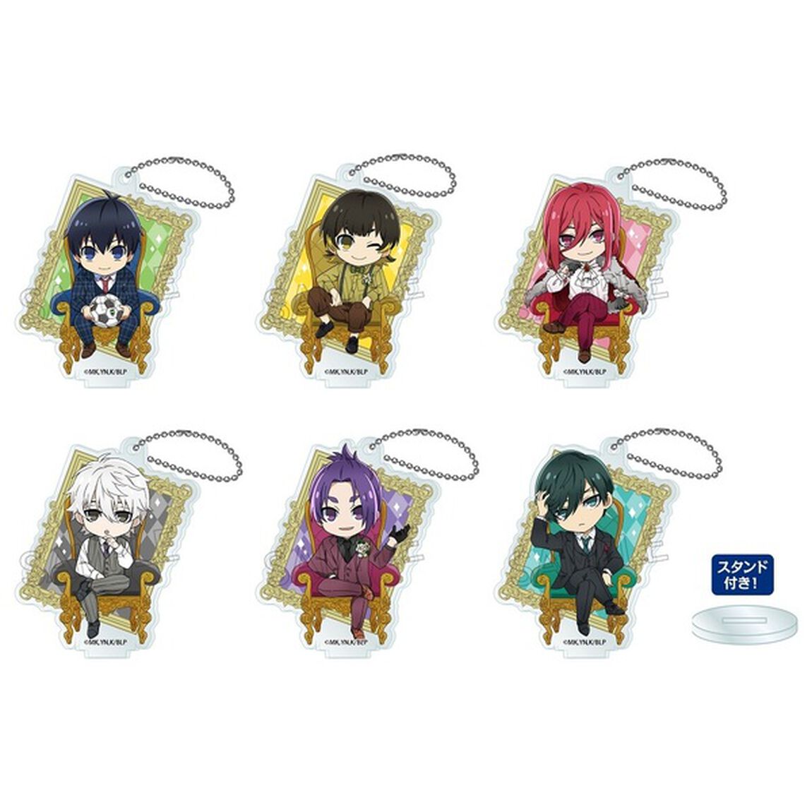 ブルーロック　とじコレ　ー玉座ー　アクリルキーチェーン【単品】