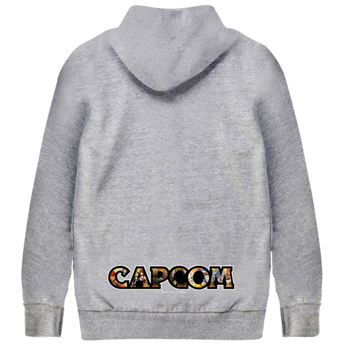 CAPCOMロゴパーカー(オールカプコン）　グレー　Mサイズ