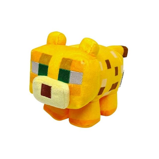 Minecraft コレクションぬいぐるみ (四つ足) ヤマネコ（2023年6月中旬発売予定）