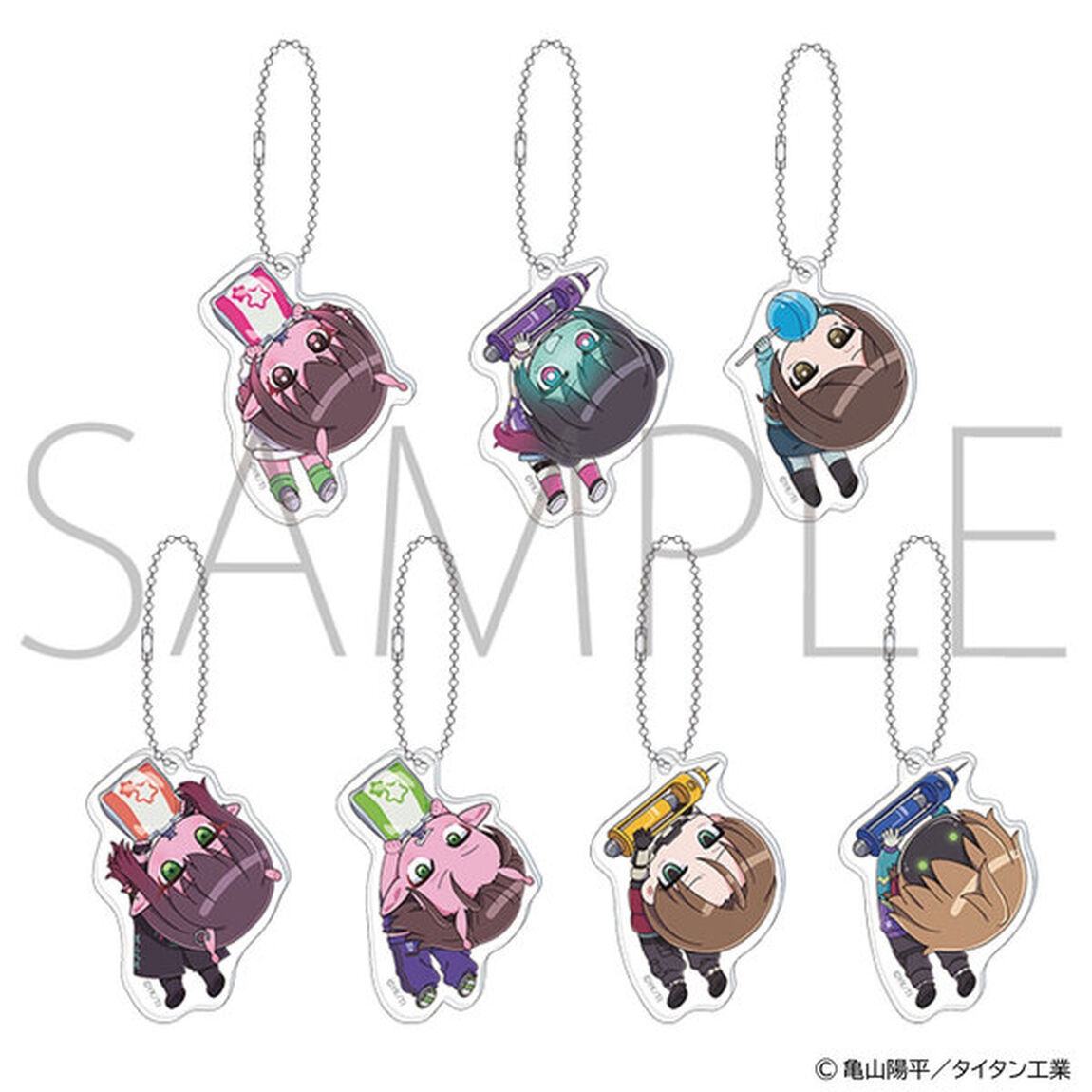 銀河特急 ミルキー☆サブウェイ かぷりっこアクリルキーホルダーコレクション【BOX】（2026年5月以降発売予定）