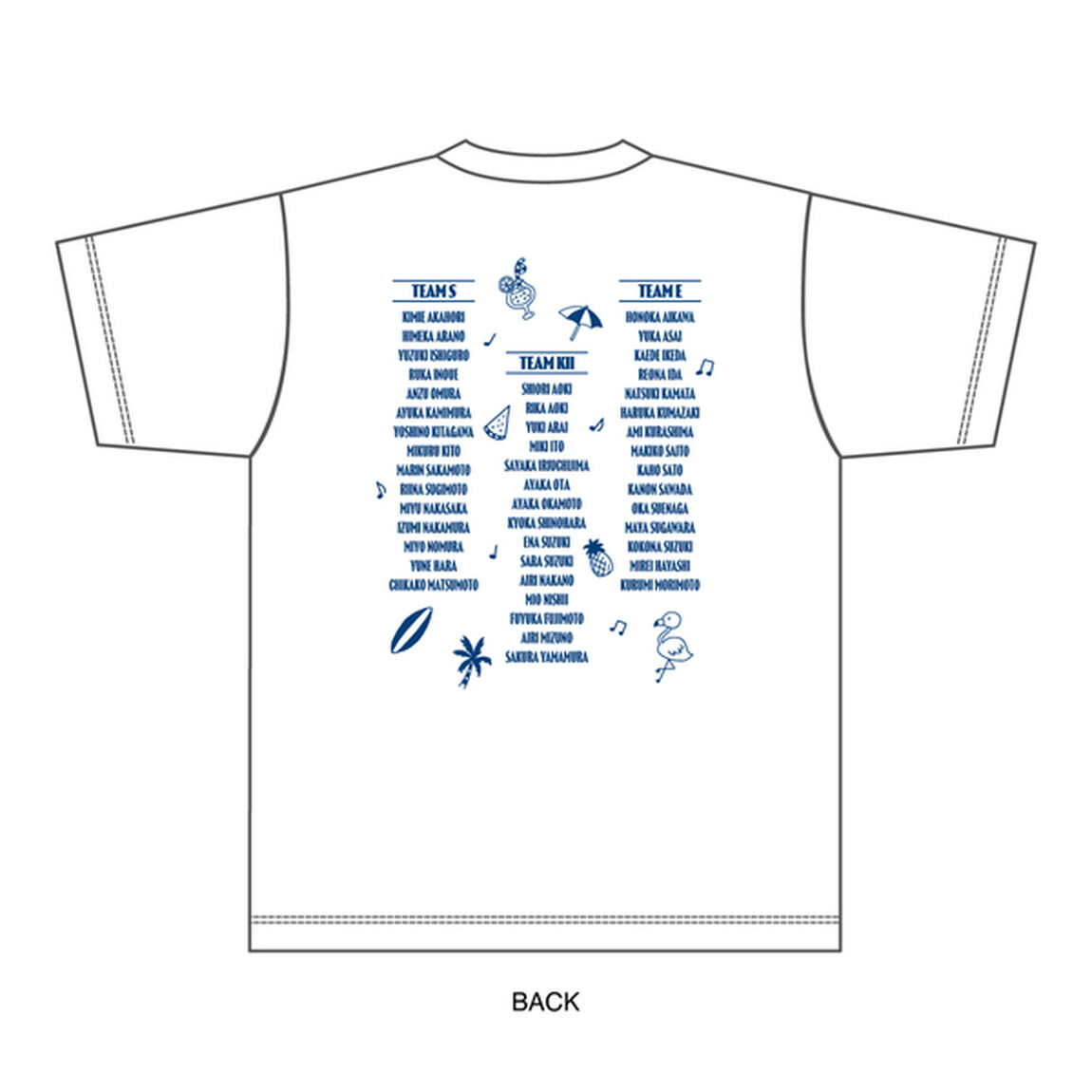 【SKE48】SUMMER Tour 2024 Tシャツ（WHITE-XXLサイズ）