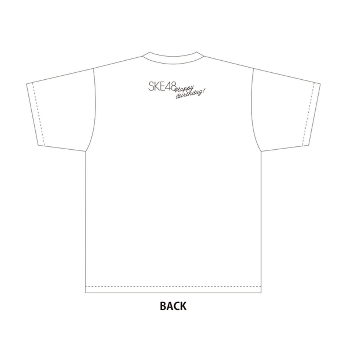 【SKE48】北野瑠華　生誕記念Tシャツ(L)＆メッセージ入り生写真（2023年5月度）
