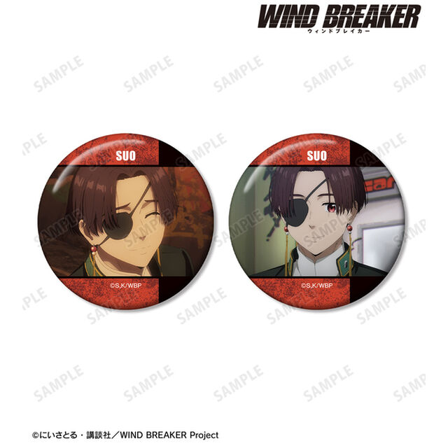 TVアニメ『WIND BREAKER』 蘇枋 隼飛 場面写缶バッジ2個セット