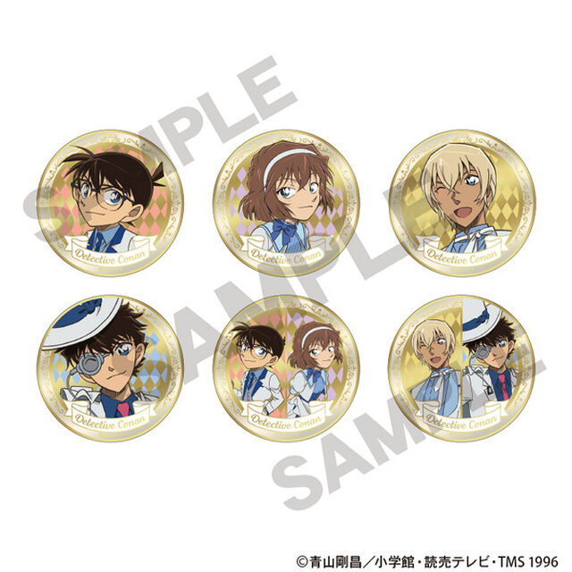 名探偵コナン　トレーディングゴールドメタル缶バッジ　バルーン【単品】（2025年9月以降発売予定）