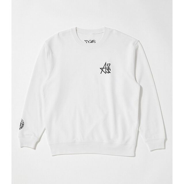 Ais LOGO SWEATER WHT L