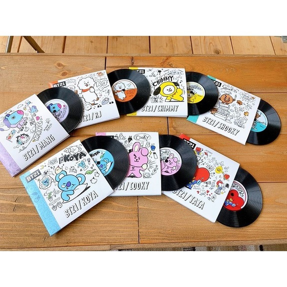 レコードコースター　TATA　BT21