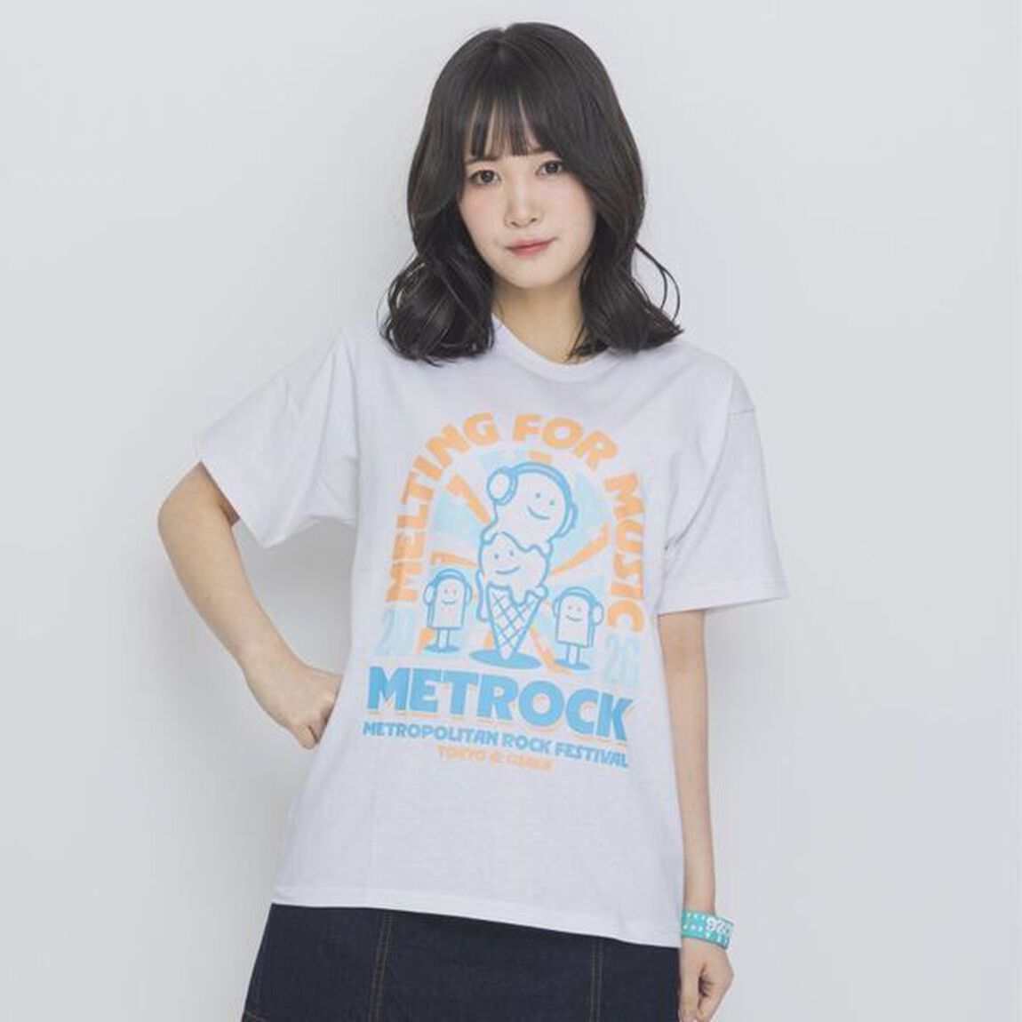 【METROCK2026】アイスクリームTシャツ　 ホワイト S