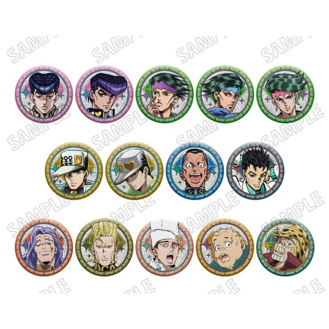 アニメ『ジョジョの奇妙な冒険 ダイヤモンドは砕けない』 缶バッジコレクション【RE】vol.2【単品】