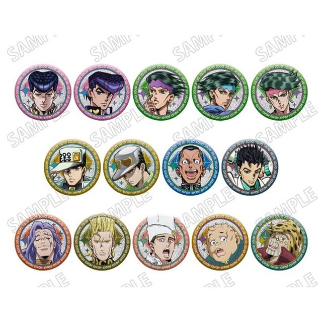 アニメ『ジョジョの奇妙な冒険 ダイヤモンドは砕けない』 缶バッジコレクション【RE】vol.2【単品】