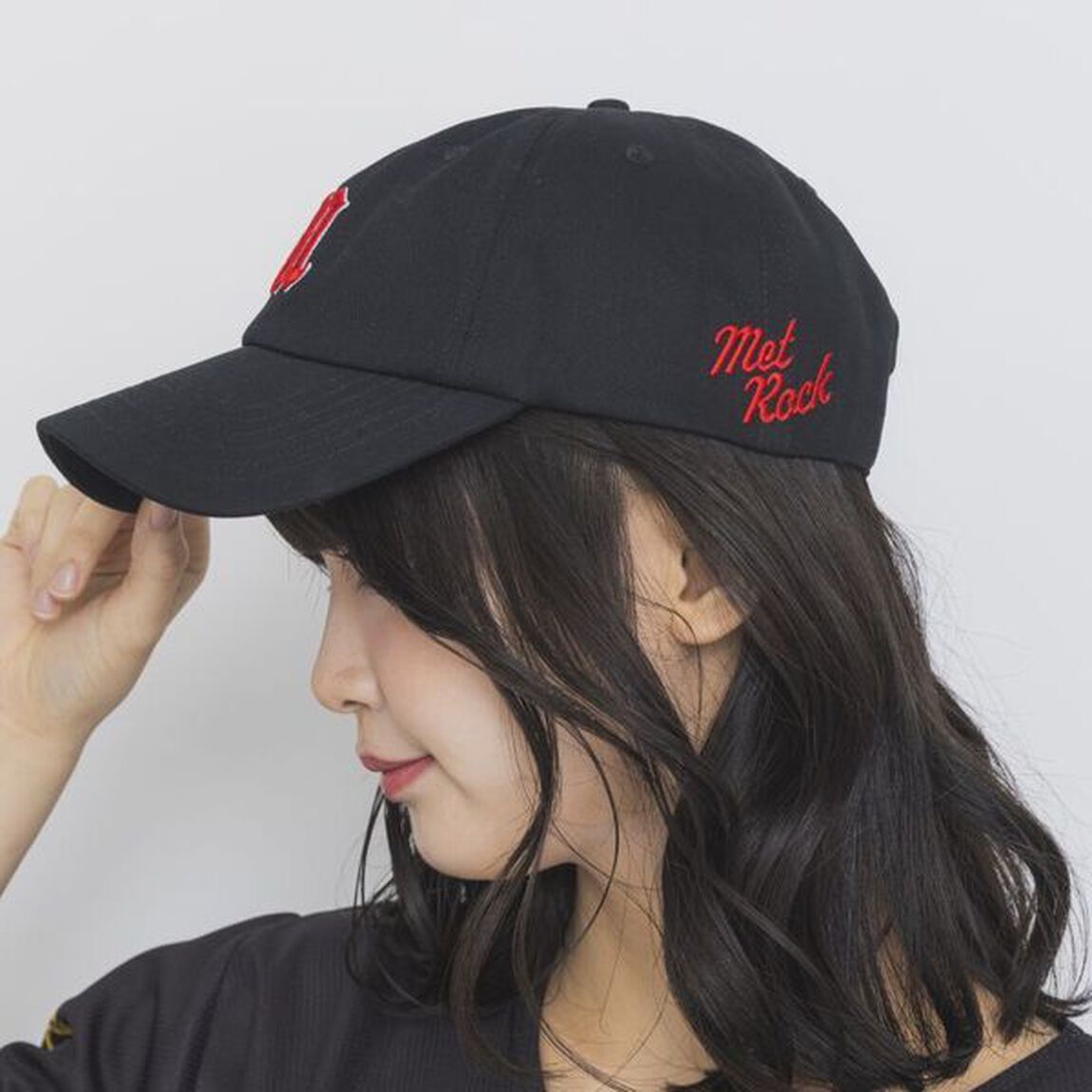 【METROCK2026】刺繍ベースボールキャップ ブラック