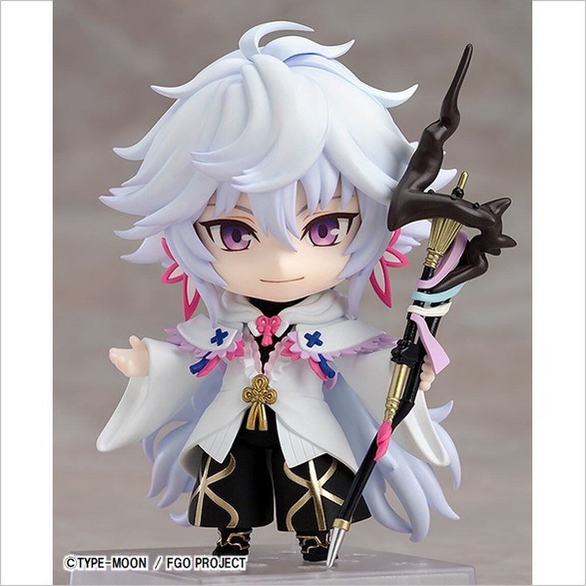『Fate/Grand Order』　ねんどろいど キャスター/マーリン 　花の魔術師Ver.【再販】(2021年7月発売)