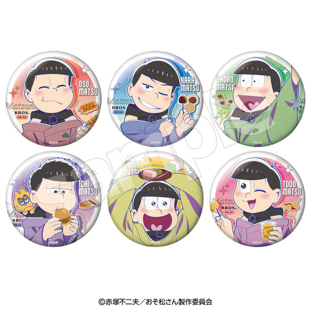 おそ松さん&times;推し旅 トレーディング缶バッジ　単品（全6種よりランダム）
