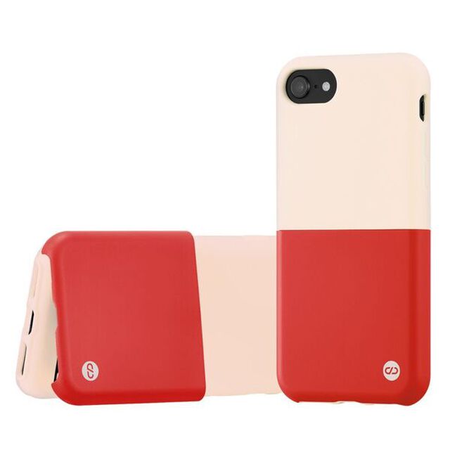 OLE stand II for iPhone SE(第3世代)/SE(第2世代) / 8 / 7 ホワイト&times;レッド