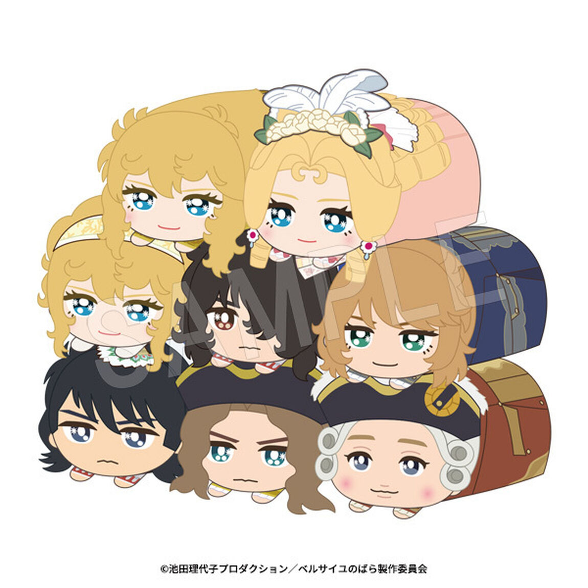 劇場アニメ『ベルサイユのばら』　もちころりん ぬいぐるみマスコット 【単品】