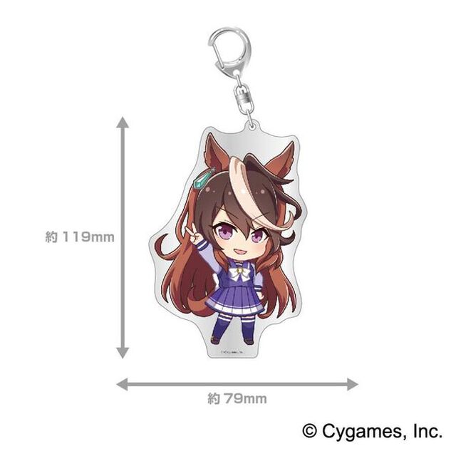 ウマ娘 プリティーダービー　2nd Anniversary Vサインビッグアクリルキーホルダー  シンボリルドルフ