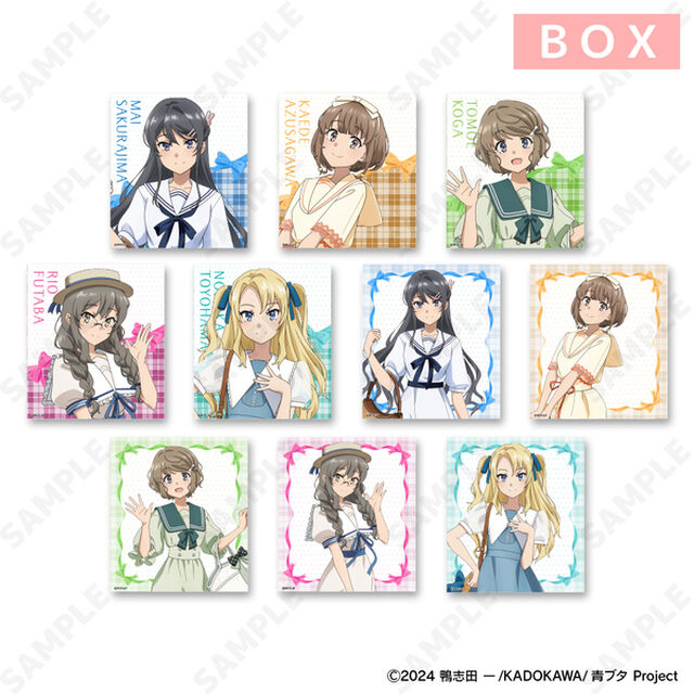 青春ブタ野郎シリーズ トレーディングミニ色紙［セーラーワンピース］【単品】（2025年12月以降発売予定）