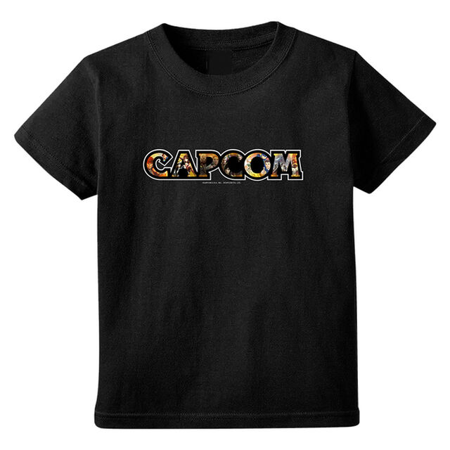 CAPCOMロゴTシャツ(オールカプコン）　ブラック　XLサイズ