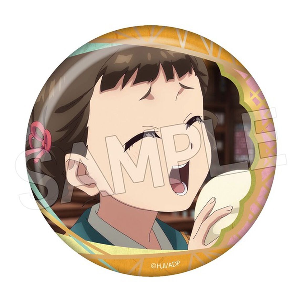 薬屋のひとりごと 和紙風箔押し缶バッジVol.2　小蘭（2026年4月下旬以降発売予定）