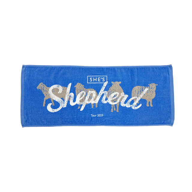 【SHE'S】Shepherdツアー フェイスタオル（ブルー）＜セブンネット限定カラー＞