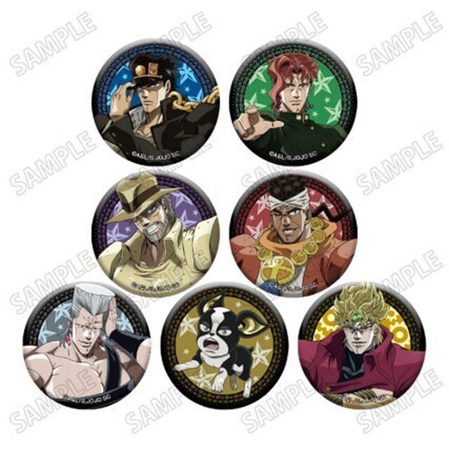 アニメ『ジョジョの奇妙な冒険 スターダストクルセイダース』 描き下ろし缶バッジコレクション【JF25】【BOX】