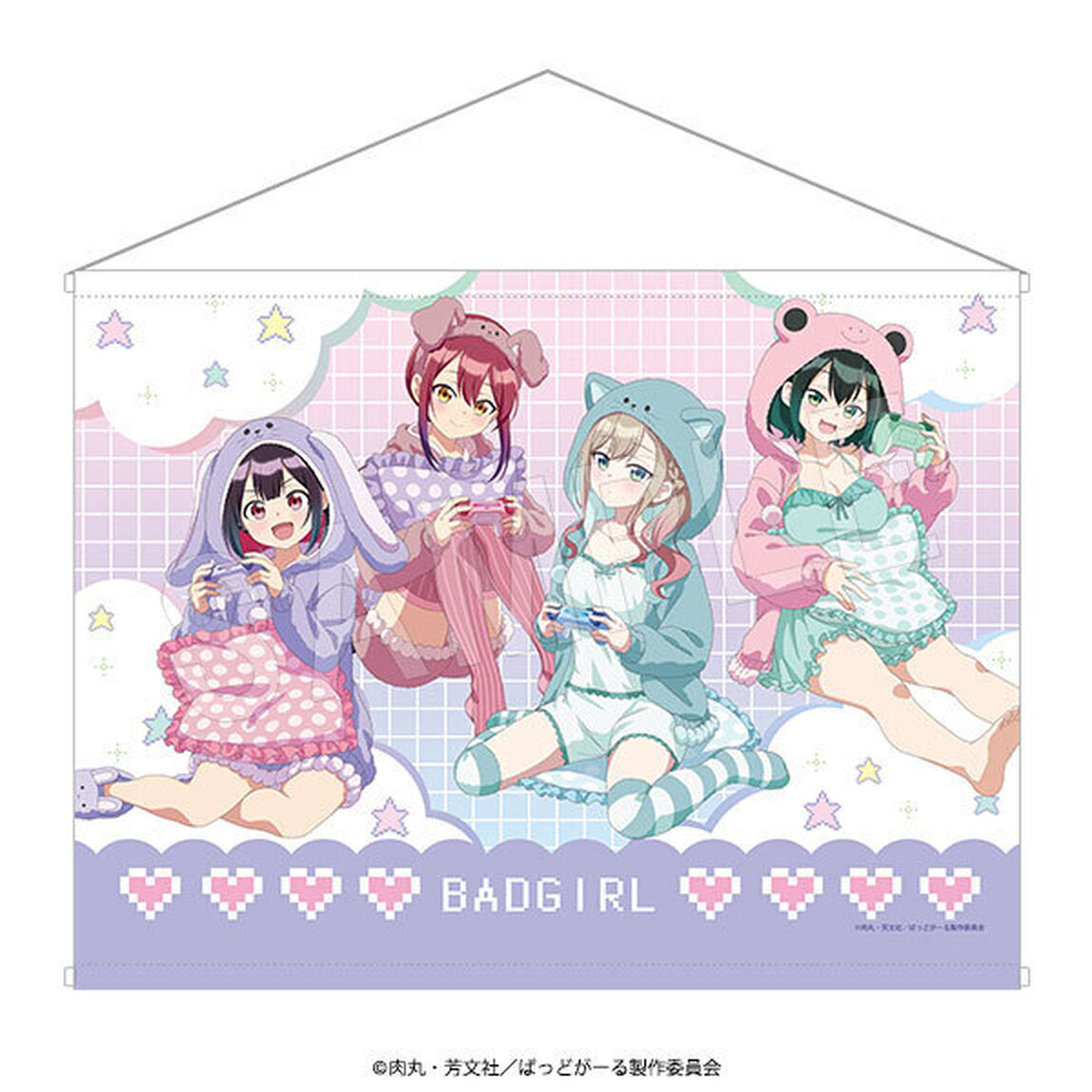 TVアニメ『ばっどがーる』 B2タペストリー アニマルルームウェアver. （2026年4月以降発売予定）