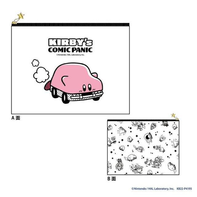 星のカービィ カービィのコミック・パニック　ポーチ　ほおばりヘンケイ（ピンク）