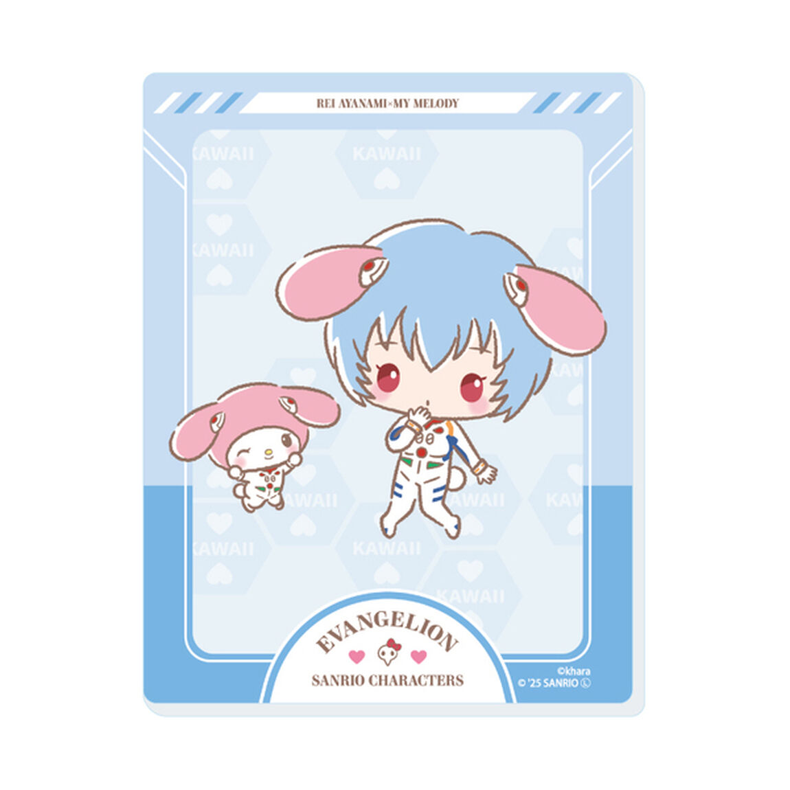 エヴァンゲリオン&times;サンリオキャラクターズ トレーディングアクリルカード パターンA／単品（全5種）