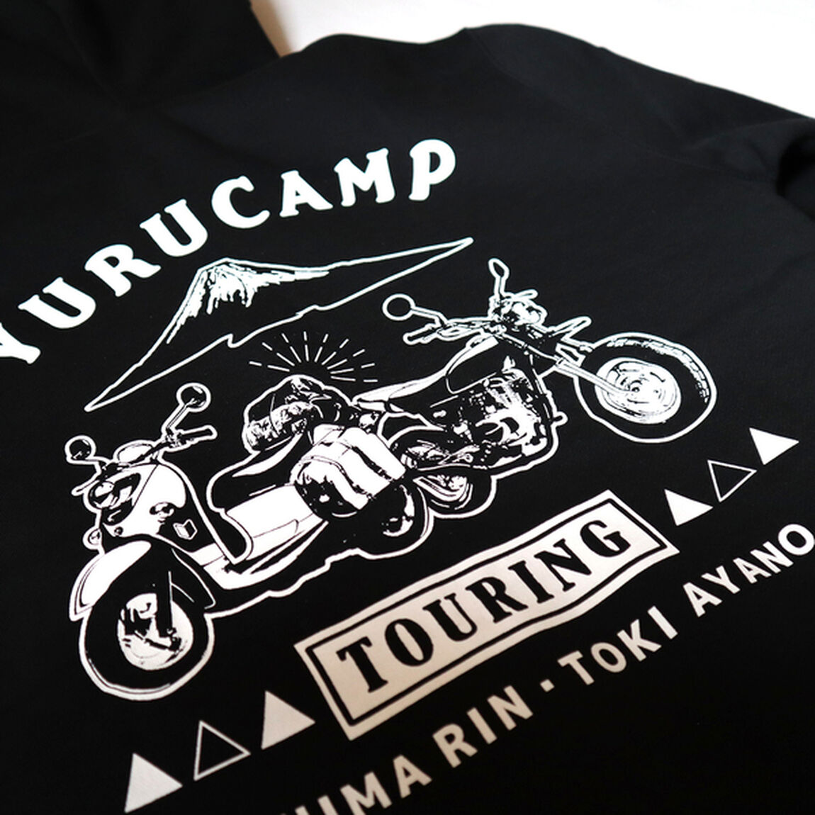 ゆるキャン△ TOURING ZIPパーカー　ブラック　ＸＬ