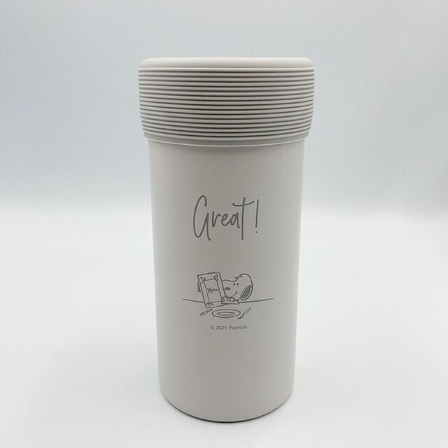 ステンレスボトルホルダー　GRY　スヌーピー