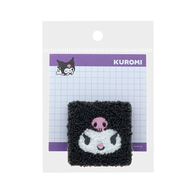 もこもこクリップ付メモ　Petit Collection Sanrio Characters　クロミ（2025年10月以降発売予定）