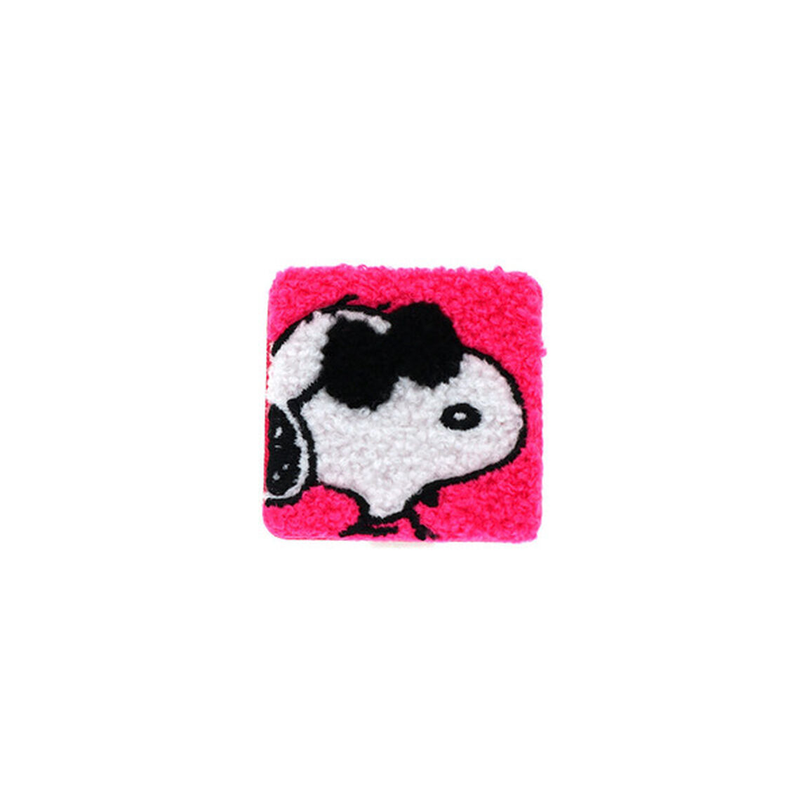 もこもこクリップ付メモ　PEANUTS Petit Collection４　ピンク