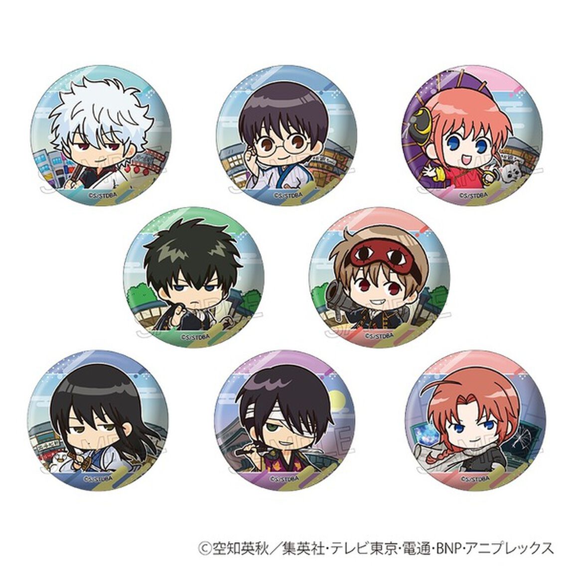 銀魂 缶バッジ -ヴィネット-【BOX】(2026年1月以降発売予定)