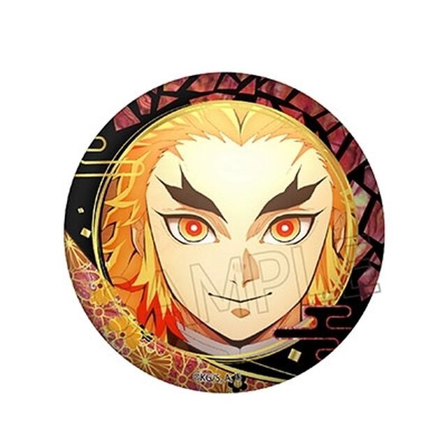 鬼滅の刃 螺鈿風シリーズ　Vol.3　缶バッジ　煉獄杏寿郎