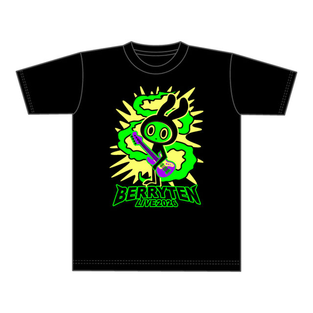 ベリテンライブ2026　TシャツG　ロックバニー　ブラック（S）