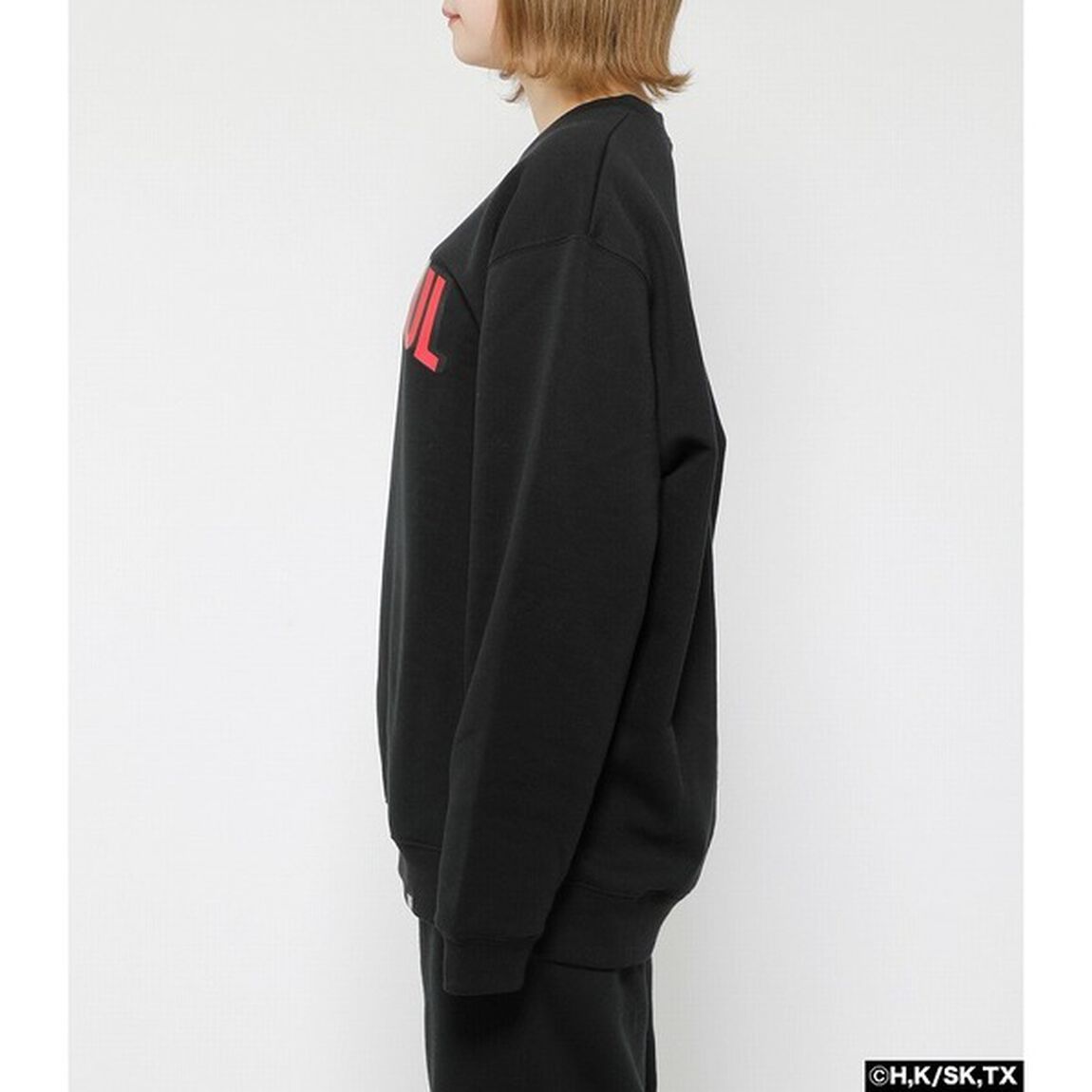 OVER SOUL CREW NECK SWT(恐山アンナ) RED M（2022年2月上旬以降発売予定）