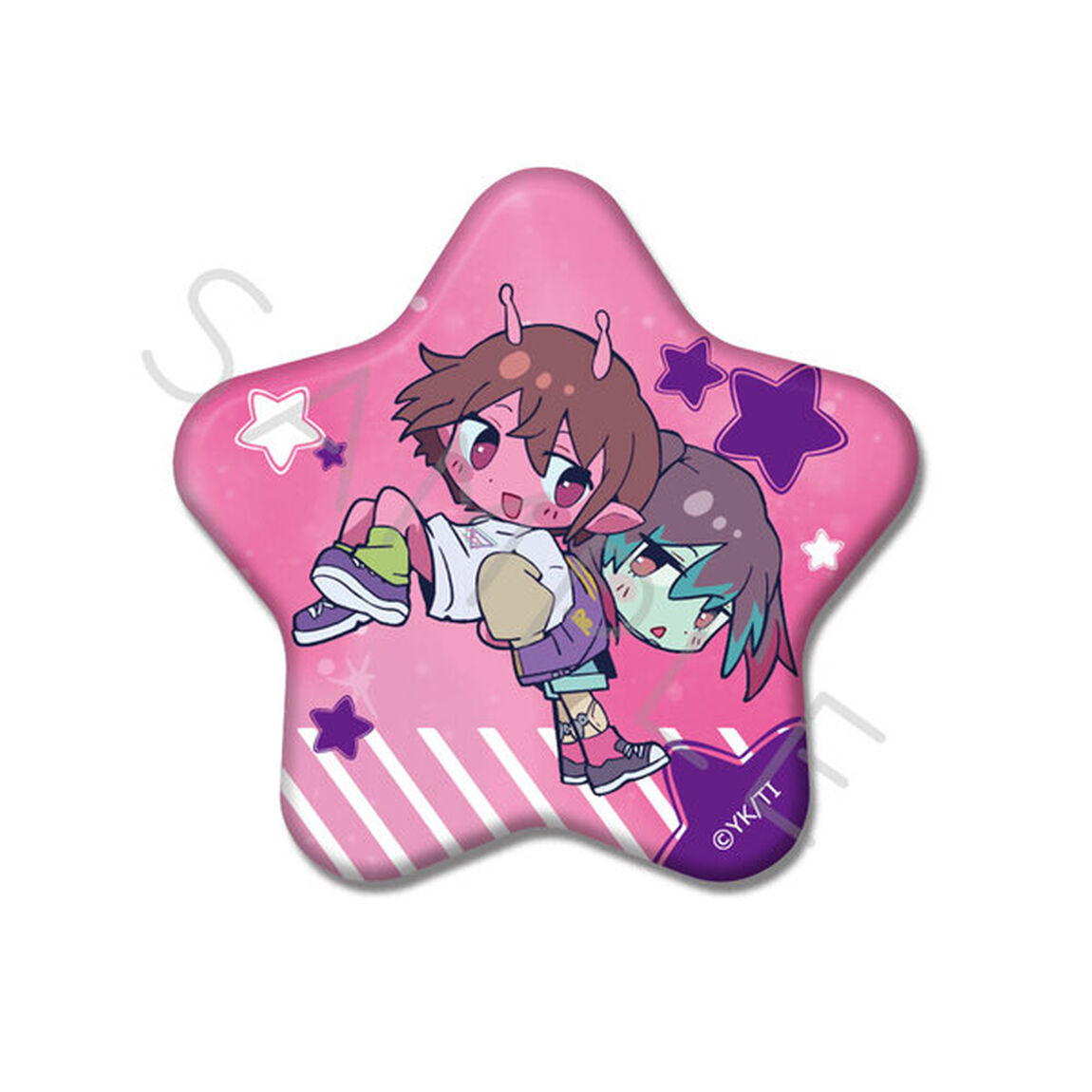 アニメ『銀河特急 ミルキー☆サブウェイ』 星型缶バッジ(ちぽっけ) TI(チハル・マキナ)（2026年6月以降発売予定）