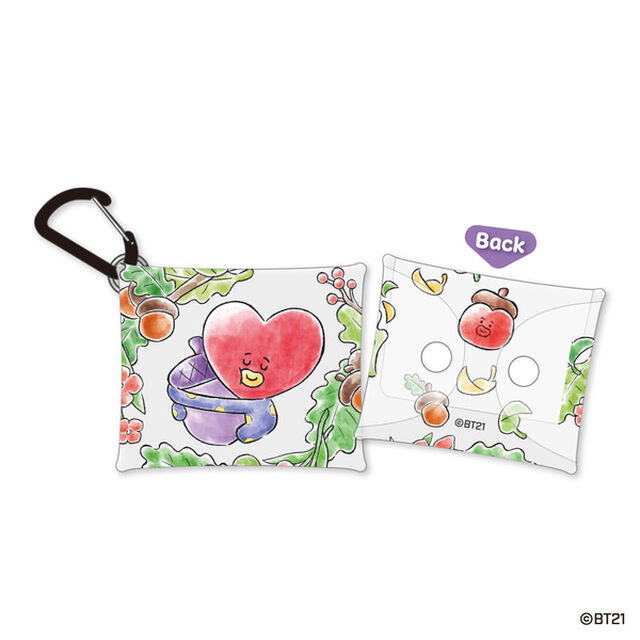 クリアマルチケースSS TATA/BT21/Hope in Love