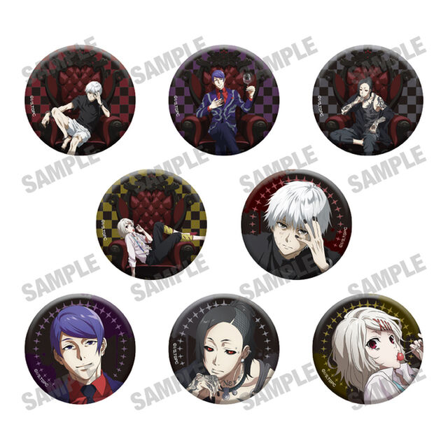 TVアニメ『東京喰種トーキョーグール』 描き下ろし缶バッジコレクション（2025年11月以降発売予定）