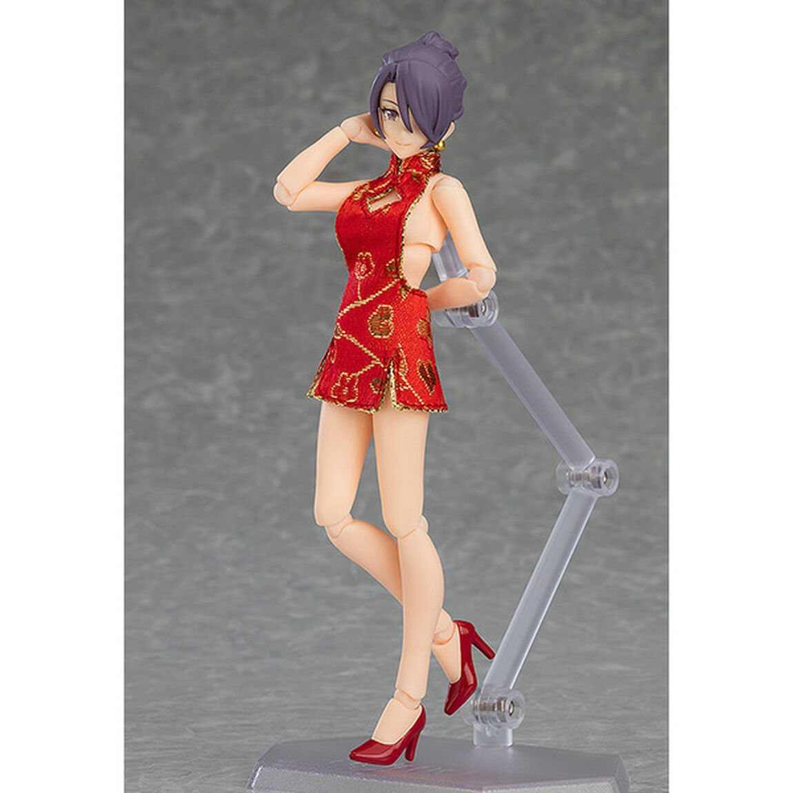 figma Styles figma 女性body（ミカ） with  ミニスカートチャイナワンピコーデ