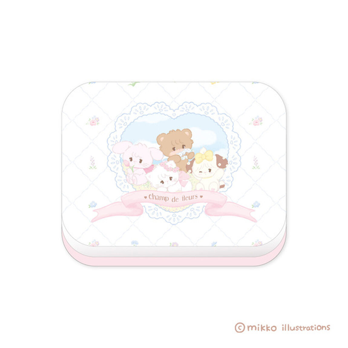 アクセサリーケース　WH　mikko illustrations