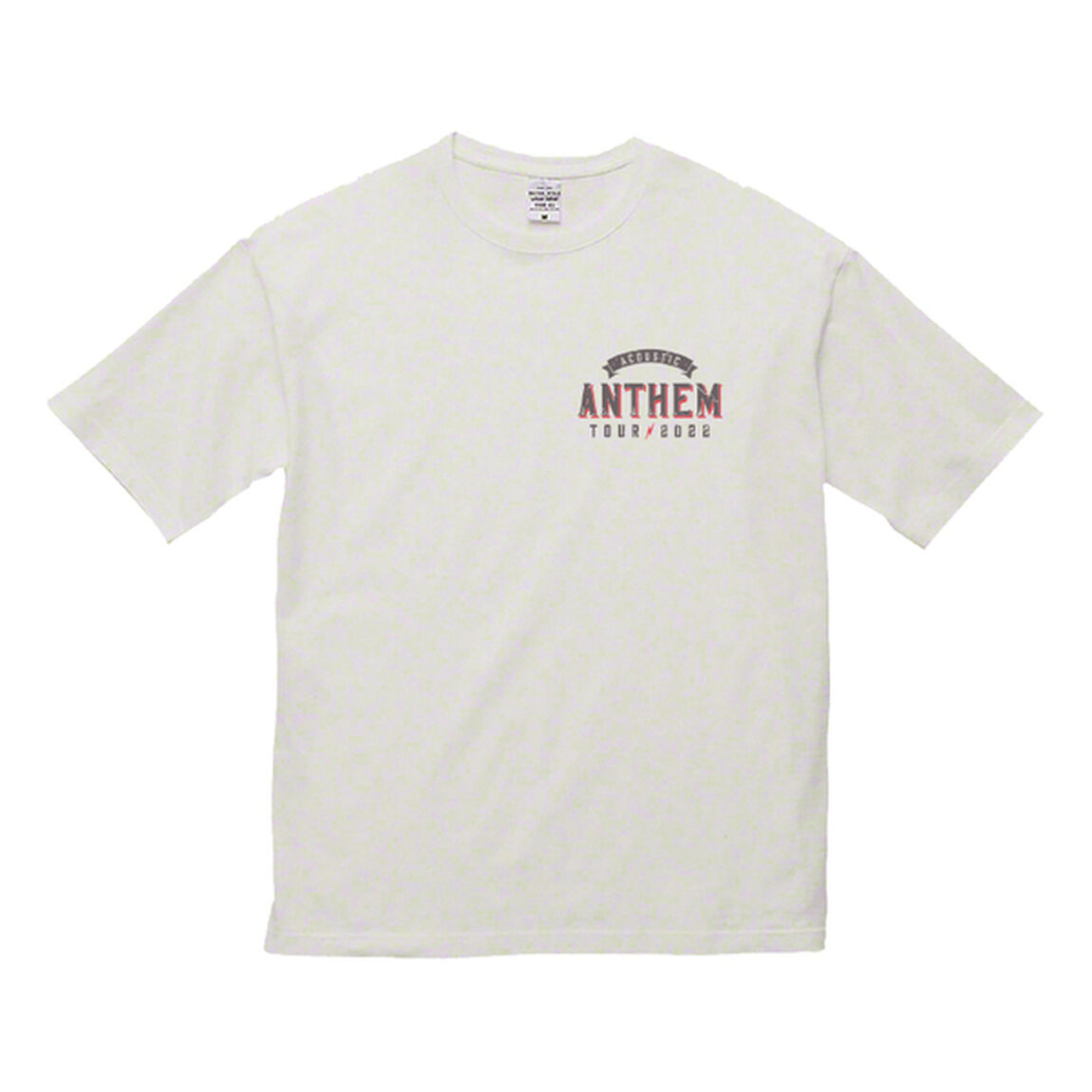 【ANTHEM】ACOUSTIC ANTHEM &rdquo;Tour 2022&rdquo;　BIGシルエットTシャツ（ホワイト）Sサイズ
