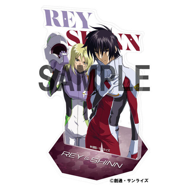 機動戦士ガンダムSEED/DESTINY　アクリルアクセサリースタンド レイ&シン（2024年3月以降発売予定）