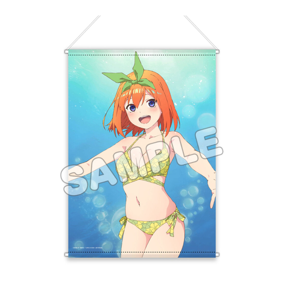 五等分の花嫁∽／描き下ろしB2キラキラタペストリー(水着)／中野四葉