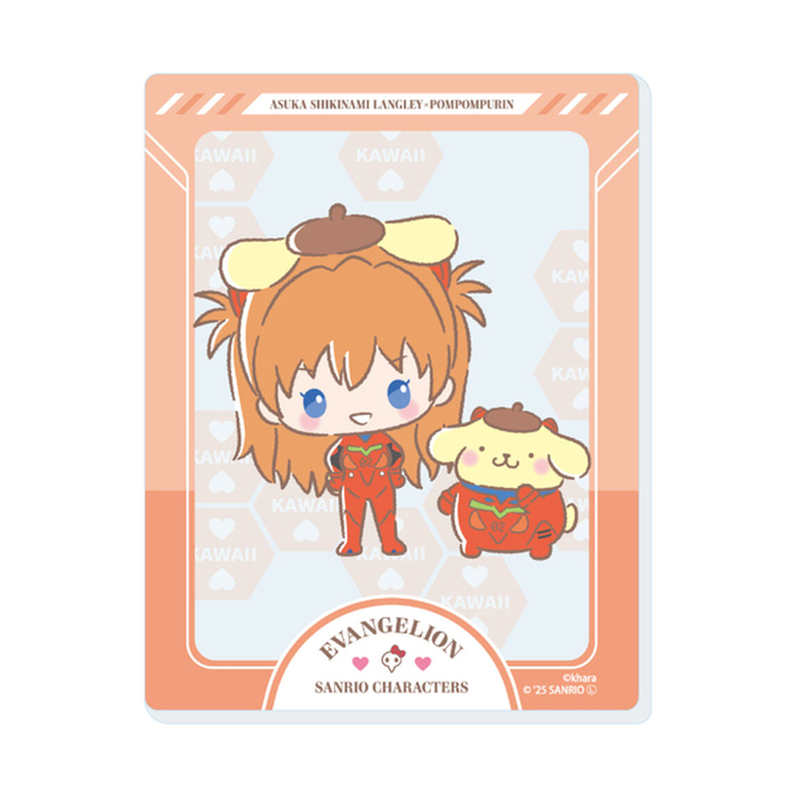 エヴァンゲリオン&times;サンリオキャラクターズ トレーディングアクリルカード パターンA／コンプリートセット（全5種）