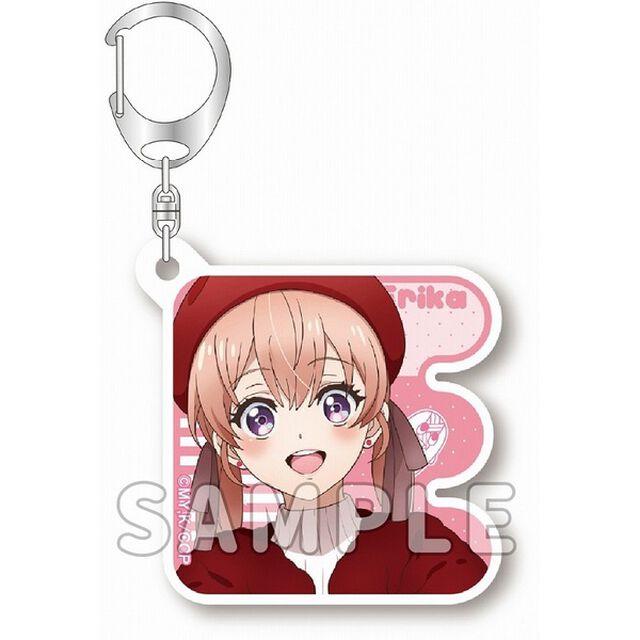 「カッコウの許嫁」 イニシャルアクリルキーホルダー　エリカ３