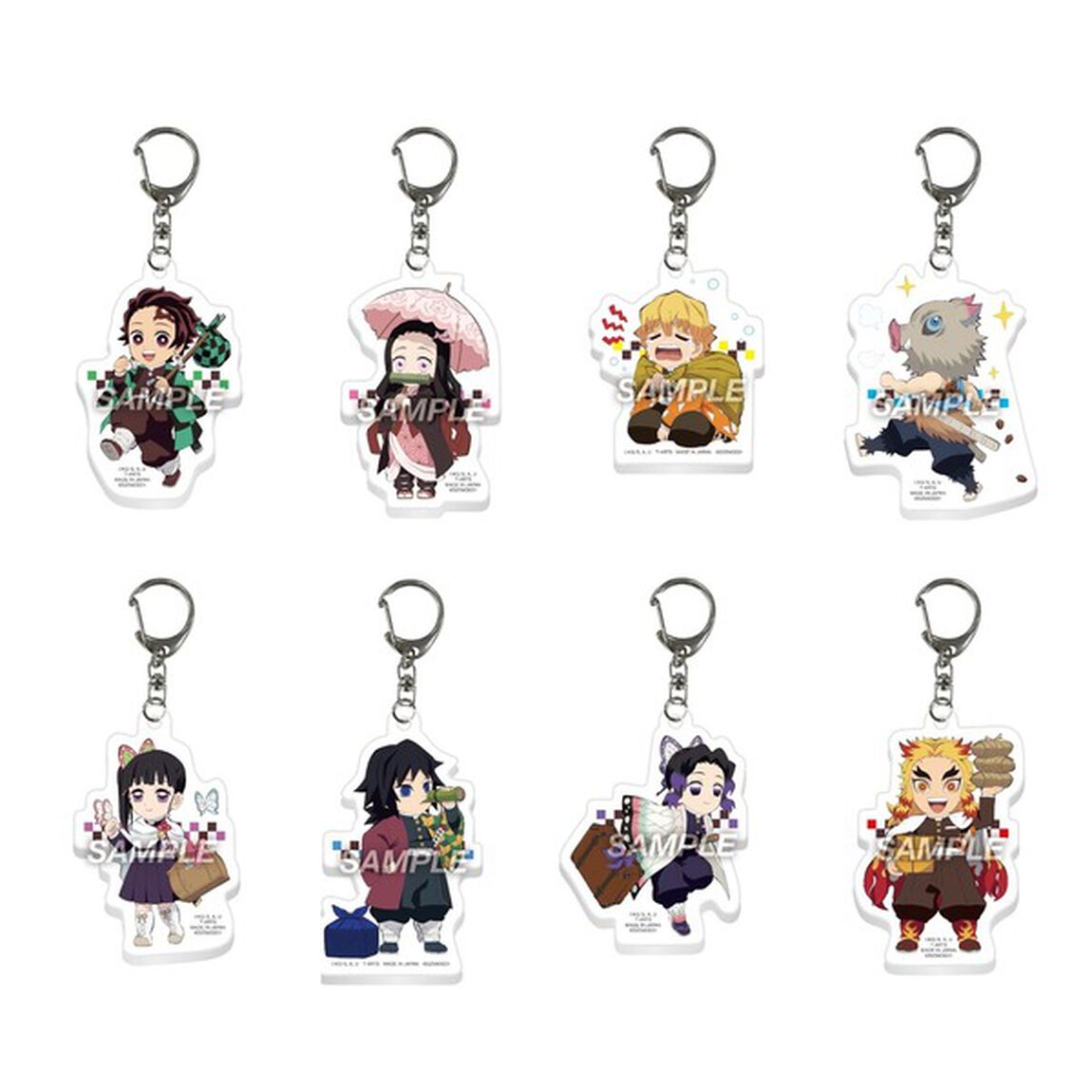 アニメ「鬼滅の刃」 任務行脚トレーディングアクリルキーホルダー【BOX】