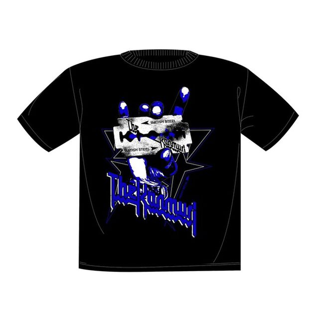 【THE 冠】冠メロイックTシャツ　青バージョン　Lサイズ