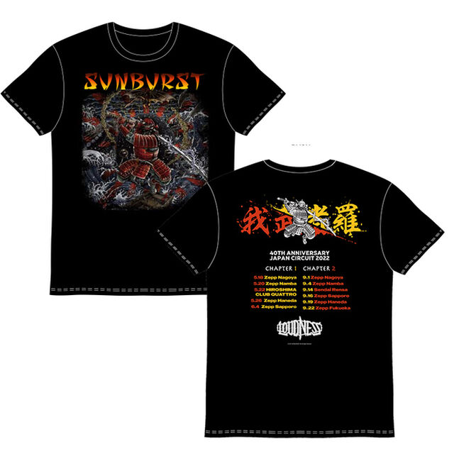 【LOUDNESS】[SUNBURST]Chapter2 Tシャツ【BLK】／　XXLサイズ
